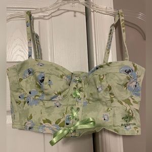 Bridgerton Corset crop top